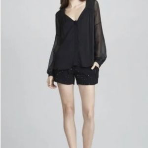 DVF Diane Von Furtenberg Hot Crystal Shorts Size 14